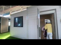 Grade 8 aardbevingsbestendige 20FT voorgebouwd huis met gebroken brug aluminium raam