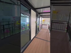 Aanpasbaar interieurontwerp 40ft uitbreidbare container huis met twee kamers 20-30 jaar duurzaamheid