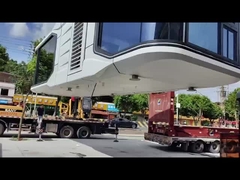 8.5 Meter Space Capsule Huis Prefabricated Pod Homes Windweerstand