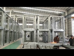 Dubbele vleugel opvouwbaar 20ft container box huis met sandwich paneel dak