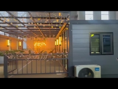 Multifunctionele kleine uitvouwbare huizen Container tegen aardbevingen 20 voet