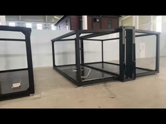 Meer dan 20 jaar levensduur 20ft voorgebouwde huizen met staaldoren / gebroken brug aluminium dubbele deuren