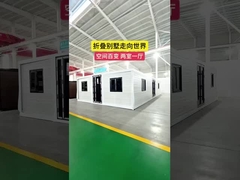 56 vierkante meter vloeroppervlakte 30ft uitbreidbaar containerhuis met EPS sandwichpaneelwand