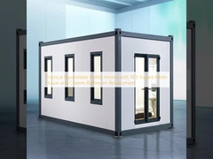 Praktische, uitbreidbare prefab woningen met een huis van 18,5 vierkante meter en aangepaste badkamervereisten