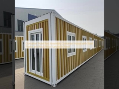 Container Hotel Snel te Monteren Containerhuis met Stalen Frame en Steenwol Sandwichpaneel