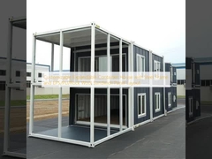 Aanpasbaar uitbreidbaar containerhuis met staalframe en EPS/PU/Rock Wool Sandwich Panel Layout
