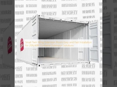 Kleine Twin Wing Extension Room Gemakkelijk en snel installeren voor 20ft/40ft Container Extension Solutions