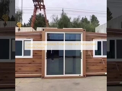Aanpasbare, uitbreidbare prefab huizen met een draagbaar opvouwbaar ontwerp