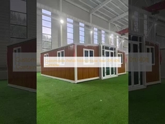 Aanpasbare prefab vouwhuis staal 20ft/40ft container