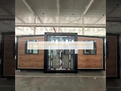 20ft/40ft Stalen Opvouwbare Prefab Huis met Brandweerstand Klasse A