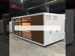 Winddicht Apple Capsule Huis 6m x 3,3m x 3m met Slimme Vergrendeling