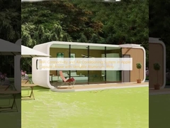 WiFi-verbinding en airconditioningsysteem in Apple Capsule House met veelzijdige aluminiumlegering