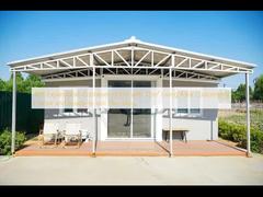 40ft uitbreidbaar containerhuis met 72m2 woonruimte aangepaste kleur en gereed voor gebruik sanitair