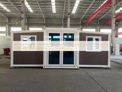 40ft Uitbreidbaar Containerhuis met 72m² Leefruimte, Opvouwbare Afmetingen 11800 × 6220 × 2480mm, en Stalen Dakbedekking