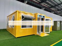 Uitbreidbare prefab huizen met laag onderhoud met 2 KN/m2 vloerbelasting en waterdichte randen voor snelle installatie