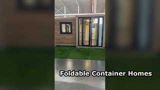 Opvouwbare 20ft containerwoningen zijn nu klaar