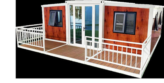 kopen Meerdere personen wonen 40ft geassembleerde woonwoningen met golvend metalen dak online manufacture