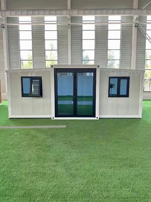 kopen Aanpasbaar interieurontwerp 40ft Vervaardigde woningen met T65mm EPS-kleurstaalplaat en 32A lekbeschermingscircuitbreaker systeem online manufacture