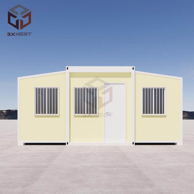 kopen Geluidsdichte thermische isolatie vouwbare 20ft container vouwbare prefab huizen online manufacture