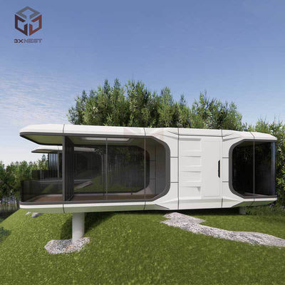 kopen Branddichte capsule geprefabriceerde Glamping Pods Huizen 29,6m2 online manufacture
