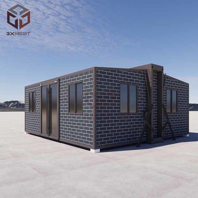 kopen 50 mm EPS dak Prefab vouwbare kleine huiscontainer met sandwichpaneel online vervaardiging