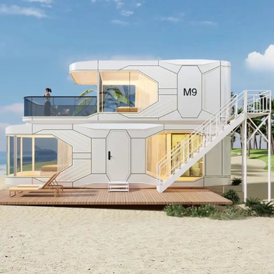 kopen Ruimtecapsulehuis van 8 ton met zonnepanelen en LED-verlichting online manufacture