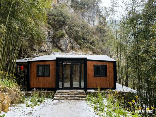 kopen 20ft Foldable Container House with Hot Dip Galvanized Frame Thermal Break Aluminum Windows and Dry Wet Separated Bathroom online manufacture