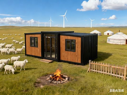 kopen Customized Design Foldable 20ft Container with Thermal-break Aluminum Double Door and 50mm EPS Roof online manufacture