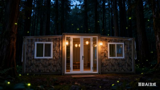 kopen Opvouwbare containerwoning dubbele vleugel 20ft met dak Zijde Boven T50 EPS-plaat online manufacture