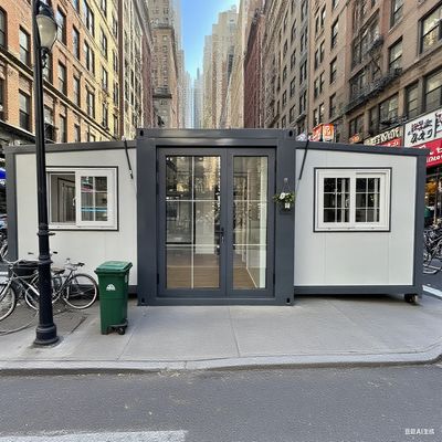 kopen Spacious Foldable 20ft Container with 37 Square Meters Floor Area and 50-75 Mm EPS Sanwich Panel online vervaardiging