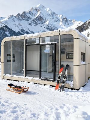 kopen Modern en minimalistisch Apple Capsule Huis Winddicht Ja Aantal personen 2 personen online vervaardiging