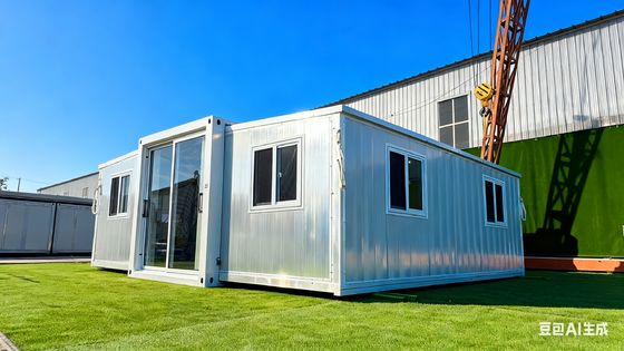 kopen Foldable 20ft Container with 80*100*2.5mm Square Tube Bottom Side Beam and L5900*W2220*H2480mm Folded Size online vervaardiging