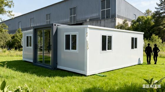 kopen Foldable 20ft Container House with More Than 20 Years Lifespan L5900*W2220*H2480mm Folded Size and 2.0mm Top Beam Bending Parts online vervaardiging