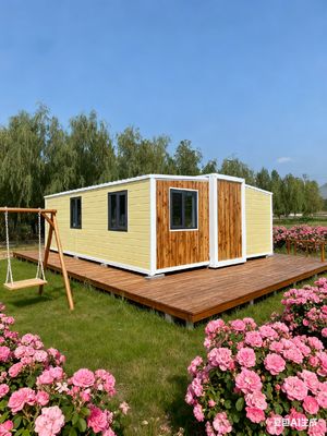 kopen Expandable Prefab Homes with 2 KN/m2 Floor Loading Suitable for 2-4 People and 12KW Power Consumption online vervaardiging
