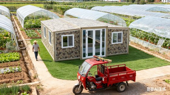 kopen Opvouwbare 20ft container met 75mm EPS sandwich panelen, standaard elektrische distributie, en optionele kleur aanpassing online vervaardiging