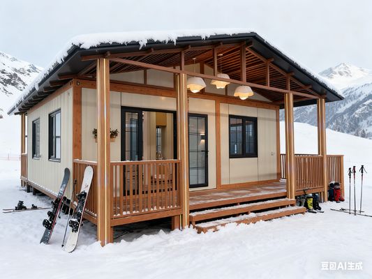 kopen Expandable Container House with Gable Roof 5.5 Tons Net Weight and L5700*W6660*H2650mm Size Prefabricated Tiny Home online vervaardiging