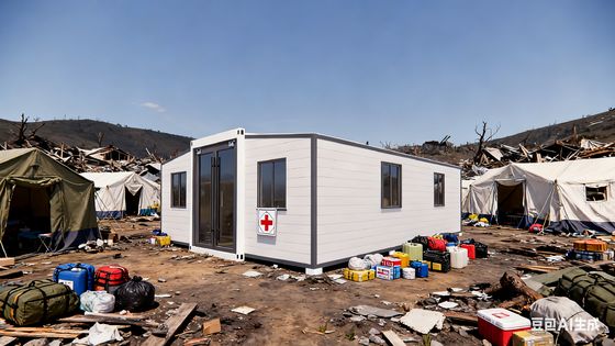 kopen Small Twin Wing Extension Prefab Folding House with Internal Dimensions L8540*W6060*H2240mm and 56 Square Meters Floor Space online vervaardiging