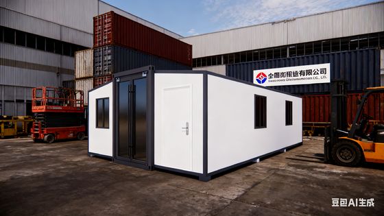 kopen 3.75 Tons 56 Square Meters Prefab Folding House with More Than 30 Years Lifespan and Foldable Container House Design online vervaardiging