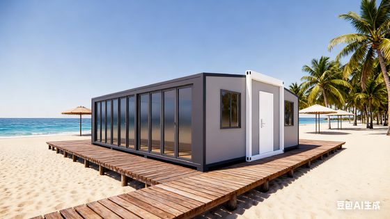 kopen 18.5 Square Meters Floor Area More Than 30 Years Lifespan Foldable Modular Homes with 75mm EPS Sandwich Panels online vervaardiging