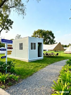 kopen Thermal Insulation 0.043W/m.K Flat Pack Folding House with 5630*2230*2515mm Inside Dimensions and 0.5KN/㎡ Wind Resistance online vervaardiging