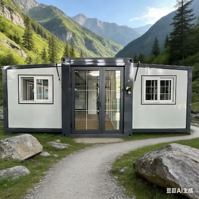 kopen Foldable 20ft Container with L5900*W2200*2480mm Folded Dimensions, 28,000 Kg Load Capacity, and Customizable Windows and Layout online vervaardiging