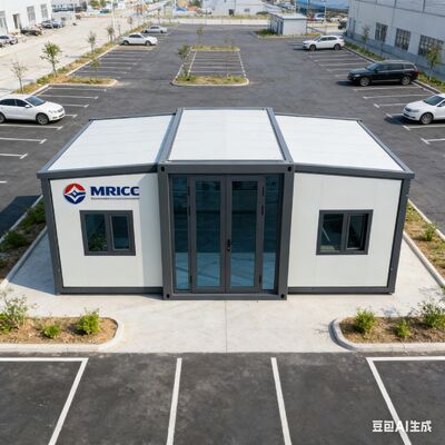 kopen Opvouwbare 20ft Container met 37 vierkante meter vloeroppervlak, volledig gegalvaniseerd hoofdframe en internationale veiligheidsnormen online vervaardiging