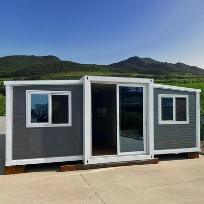 18mm vloerdikte 40ft Modulaire woonruimten, PVC / PPR-buizen inclusief 40ft uitbreidbaar containerhuis