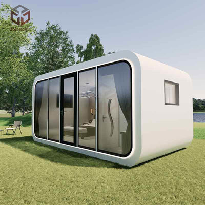 Op maat gemaakte witte Apple Cabin House Cabin Container Aluminium Alloy Shell