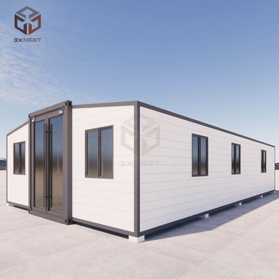 40 voet prefab uitbreidbaar scheepvaartcontainerhuis voor bouwterreinen
