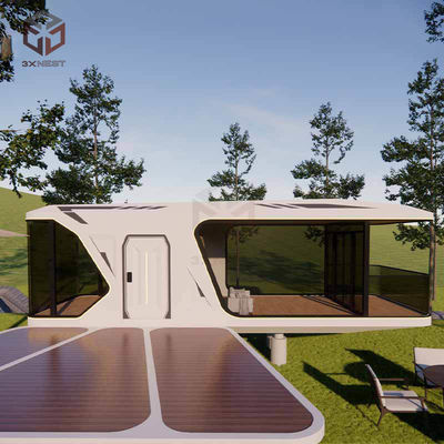 12KW Modern Space Capsule House Prefab Buitenkantoor Pod Op maat