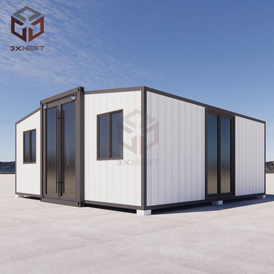 Volledig gelast groen stalen vouwbaar 20ft container hut huis OEM
