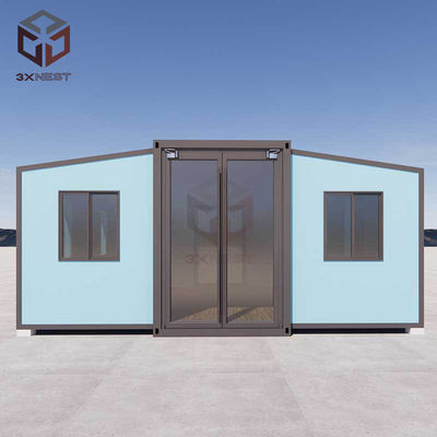Verstelbare opvouwbare 20ft container kleine draagbare opvouwbare huizen