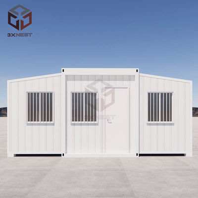 Opvouwbaar multifunctioneel containerhuis met brandwerend T65mm wandplaat