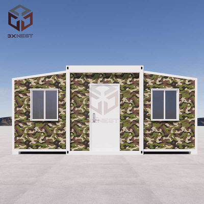 Branddicht uitbreidbaar containerhuis met T65mm EPS-kleurstaalplaat